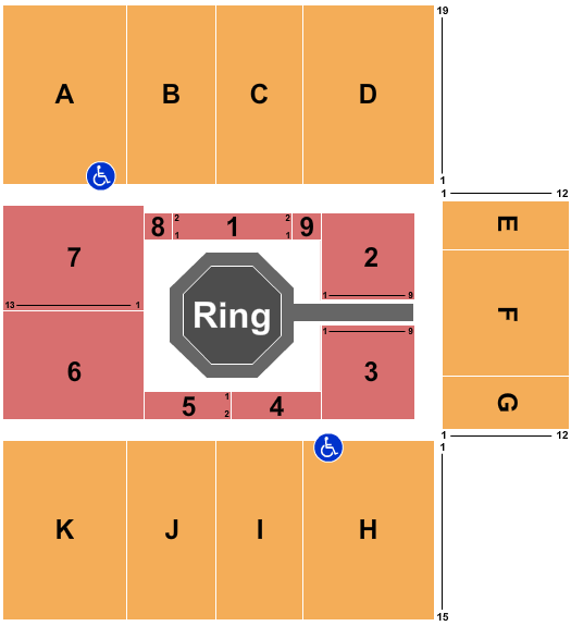 Kaiser Permanente Arena MMA 2 Seating Chart