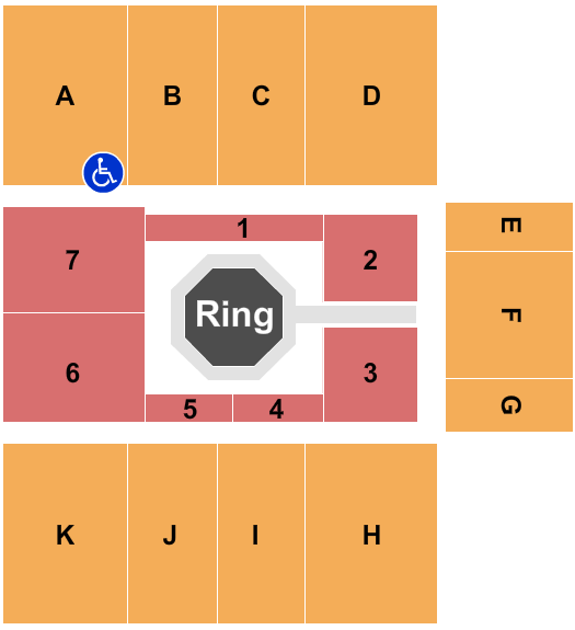 Kaiser Permanente Arena MMA Seating Chart