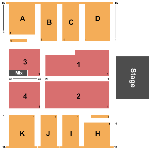 Kaiser Permanente Arena Willie Nelson Seating Chart