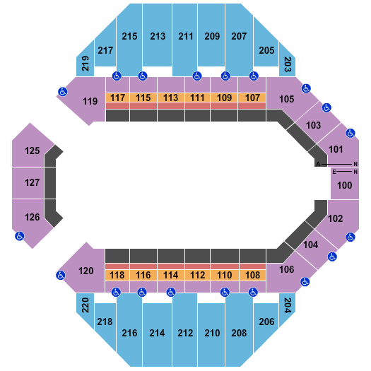 Landon Arena At Stormont Vail Events Center Capital City Carnage Seating Chart
