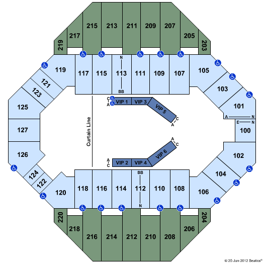 Landon Arena At Stormont Vail Events Center Circus Seating Chart