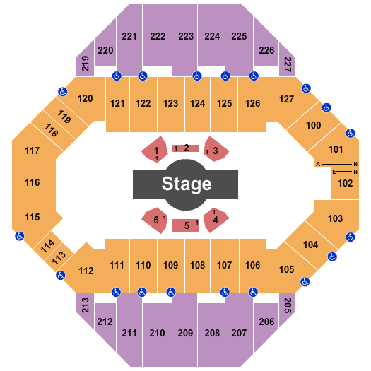Landon Arena At Stormont Vail Events Center Cirque Corteo Seating Chart