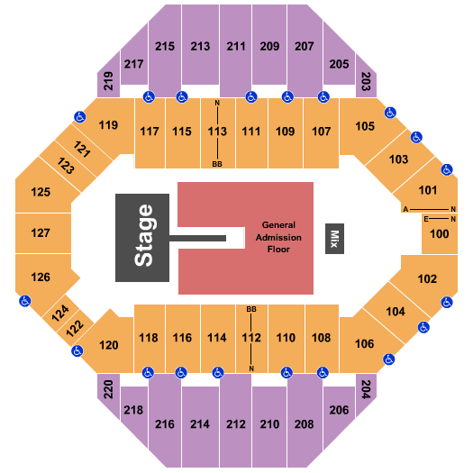 Landon Arena At Stormont Vail Events Center Skillet Seating Chart