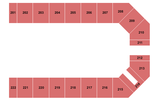 seating chart for Kansas Star Event Center - Arena - Open Floor - eventticketscenter.com
