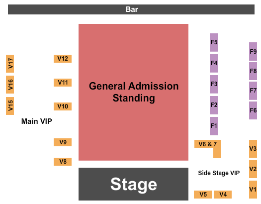 Karma DC Live Music Venue Endstage GA Seating Chart