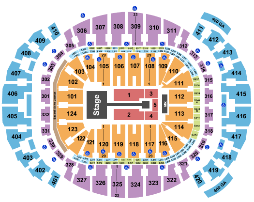 Kaseya Center Anuel AA Seating Chart