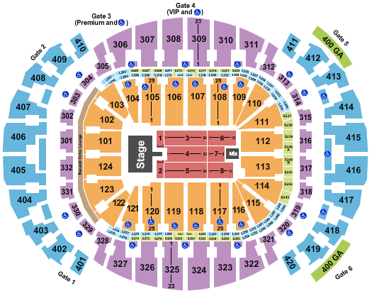 Kaseya Center Bebeshito Seating Chart