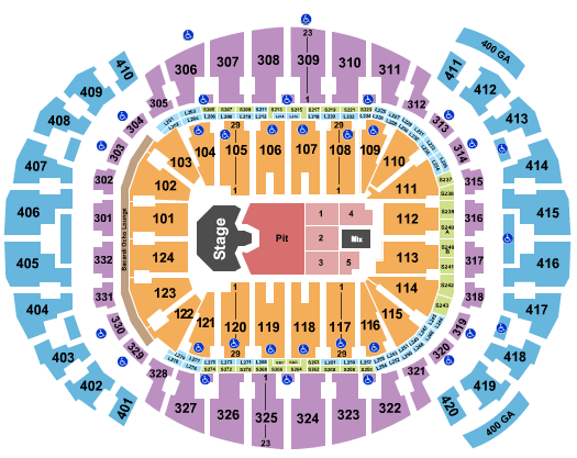 Kaseya Center Ghost Seating Chart