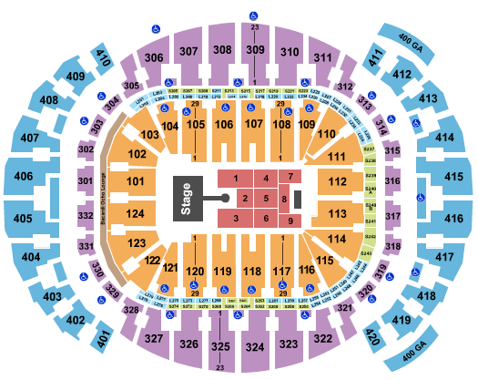 Kaseya Center Kali Uchis Seating Chart