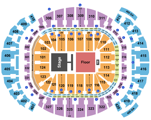 Kaseya Center Premio Seating Chart