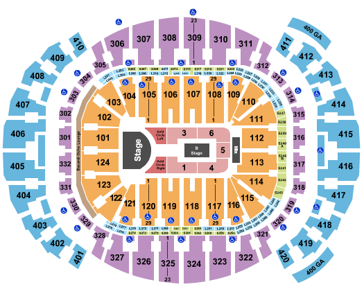Kaseya Center Rosalia Seating Chart