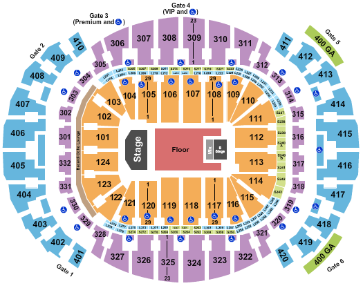 Kaseya Center Tyler The Creator Seating Chart