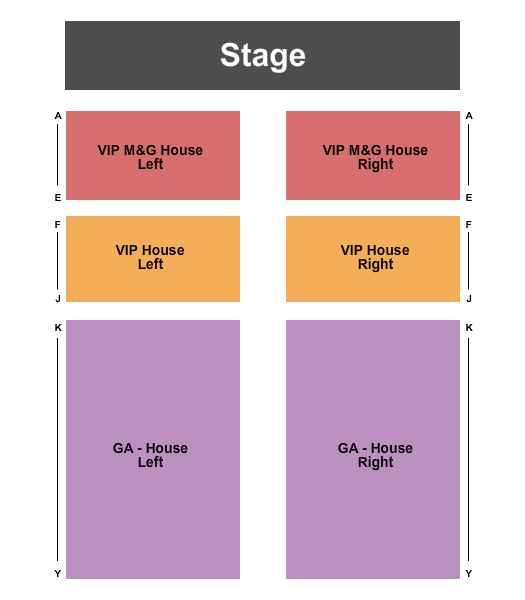 Kathedral Event Center End Stage Seating Chart