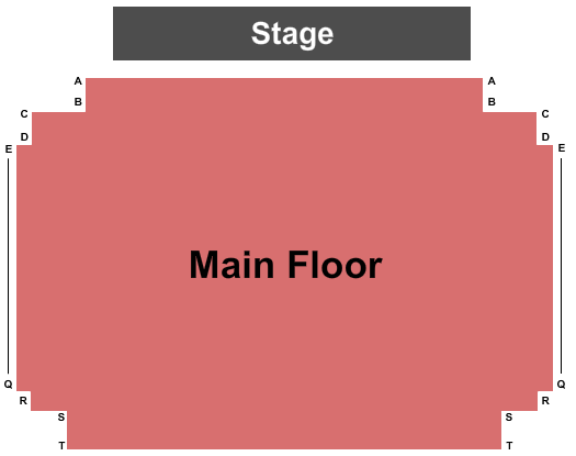 Kay Meek Centre Seating Map