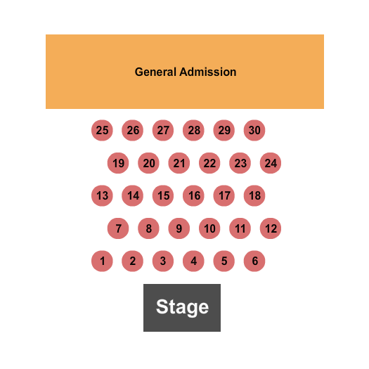 Kellogg Arena GA & Tables Seating Chart