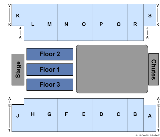 Kellogg Arena PBR Seating Chart