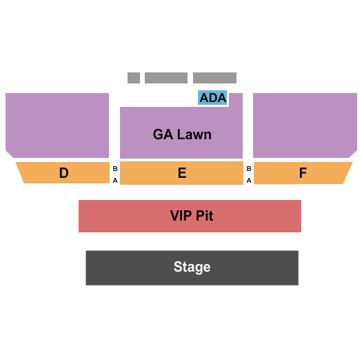 KEMBA Live! Endstage 4 - VIP Pit/Reserved/GA Lawn Seating Chart