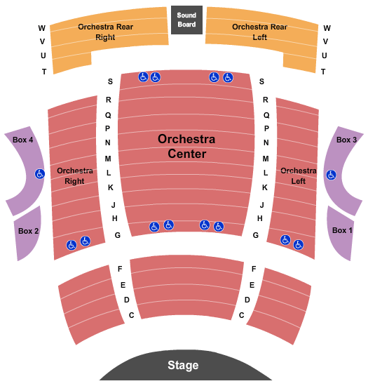 Washington Center For The Performing Arts Seating Chart