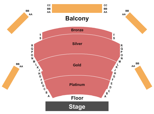 Kennedy High School - Performing Arts Center Next Event Seating Chart