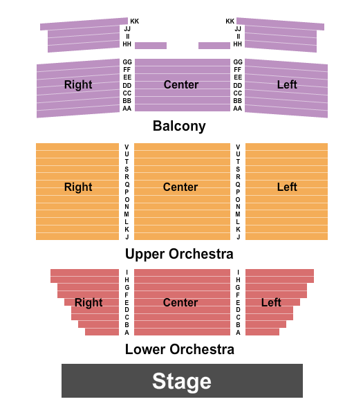 Kennewick Auditorium End Stage Seating Chart