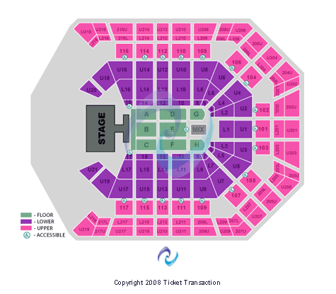 MGM Grand Garden Arena Kenny Chesney Seating Chart