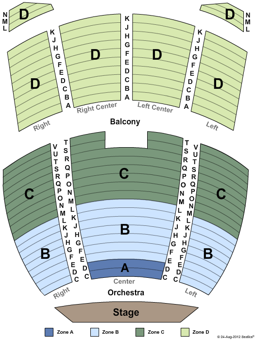 Brown Theatre at The Kentucky Center Sesame Street Zone Seating Chart