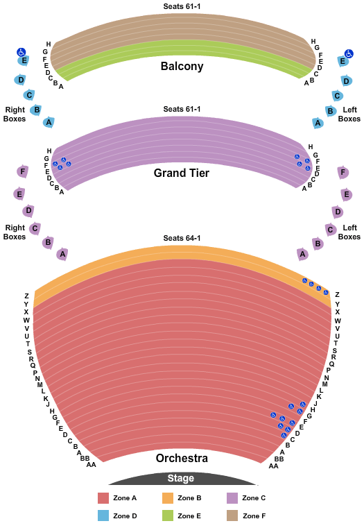 Louisville Seating Chart