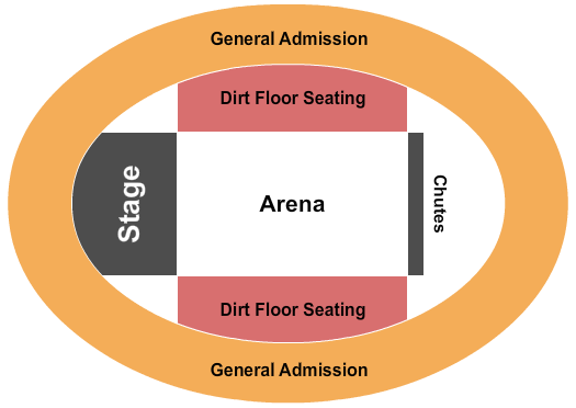 Kentucky Horse Park GA Bowl/Dirt Floor Seating Seating Chart