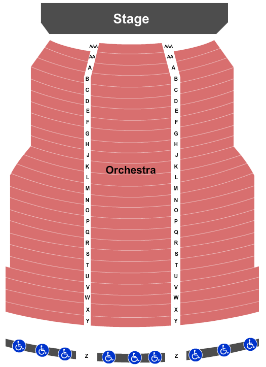 Kentucky Theatre End Stage Seating Chart