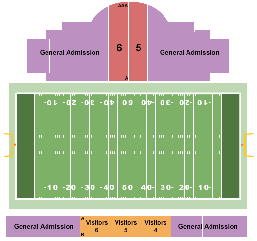 Kerr Stadium Football Seating Chart