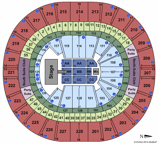 Climate Pledge Arena Barry Manilow Seating Chart