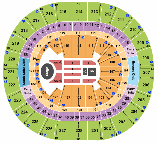 Climate Pledge Arena Harry Styles Seating Chart
