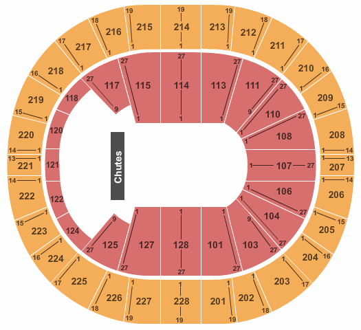 Climate Pledge Arena PBR Seating Chart
