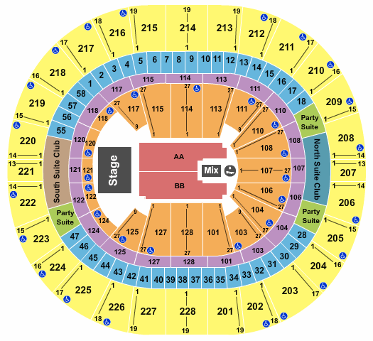 Climate Pledge Arena Shawn Mendes Seating Chart