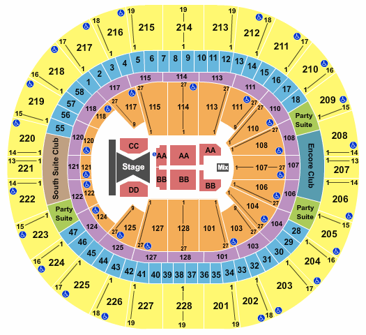 Climate Pledge Arena Tim McGraw Seating Chart