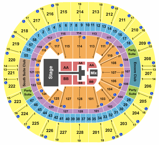 Climate Pledge Arena TobyMac Seating Chart