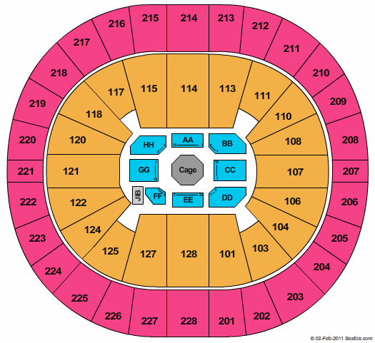 Climate Pledge Arena UFC Seating Chart