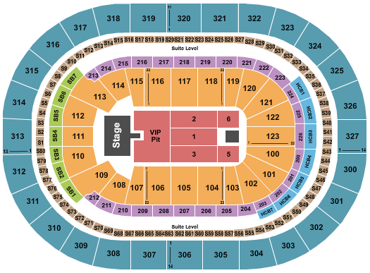 KeyBank Center Cody Johnson Seating Chart