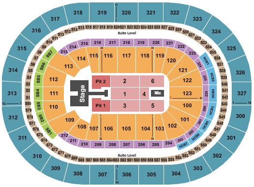 KeyBank Center Kelsea Ballerini Seating Chart