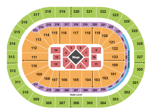 KeyBank Center Kevin Hart Seating Chart