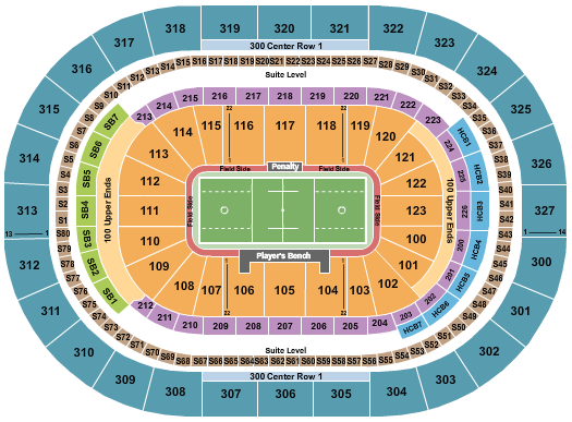 KeyBank Center Lacrosse 2023 Seating Chart