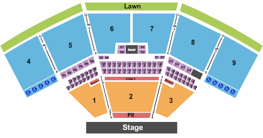 The Pavilion At Star Lake seating chart event tickets center