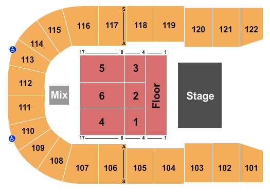 Keystone Centre Endstage Seating Chart