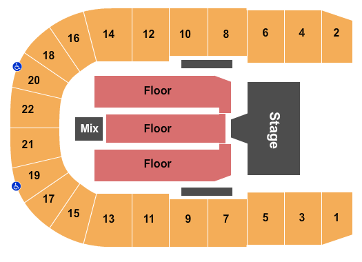 Keystone Centre Hedley Seating Chart