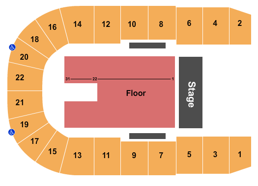 Keystone Centre John Mellencamp Seating Chart