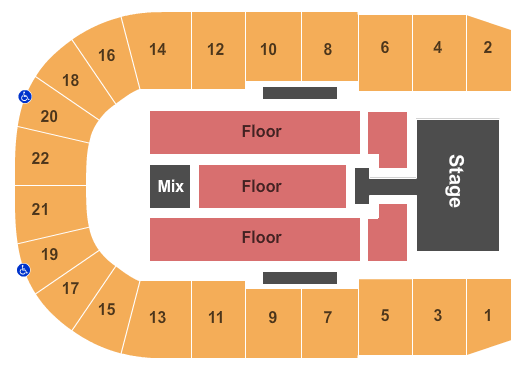 Keystone Centre Johnny Reid Seating Chart