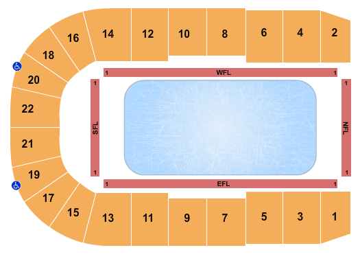 Keystone Centre Thank You Canada Tour Seating Chart