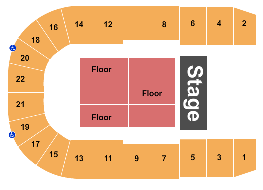 Keystone Centre Theresa Caputo Live! Seating Chart