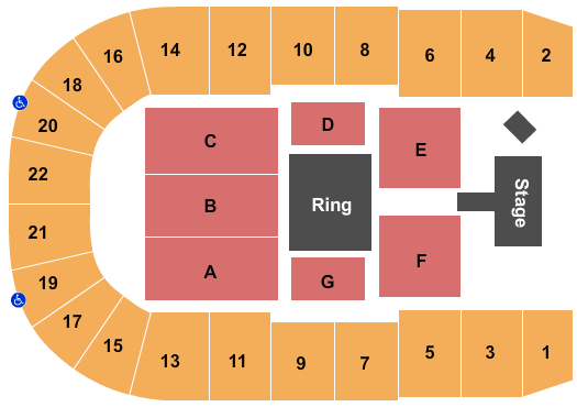 Keystone Centre Wrestling Seating Chart