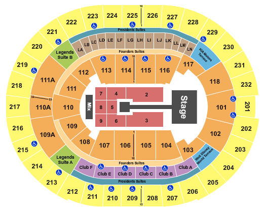 Kia Center Anuel AA Seating Chart